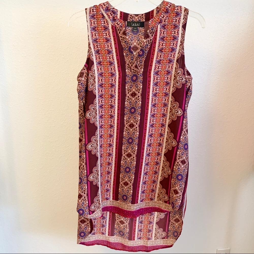 Red Boho Top